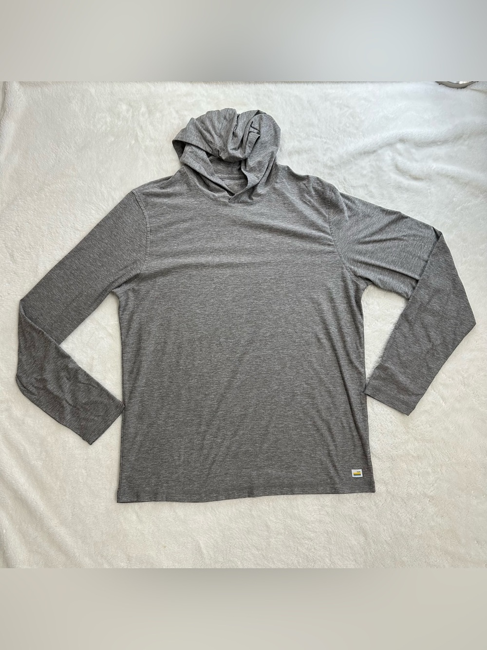 Vuori Strato Tech Hoodie Heather Grey Men's Size Large V1019